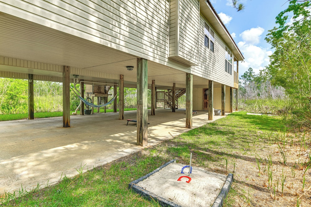 Canal-front Abode w/ Private Dock in Bay St Louis