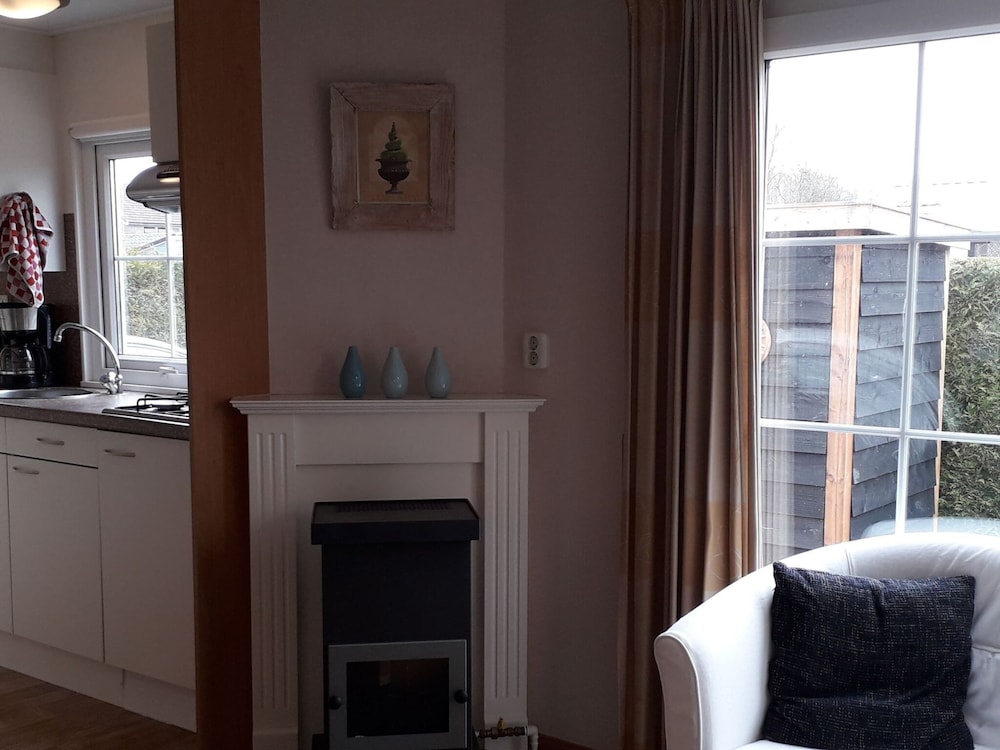 Nicely Furnished Chalet with Oven near Wadden Sea view 2