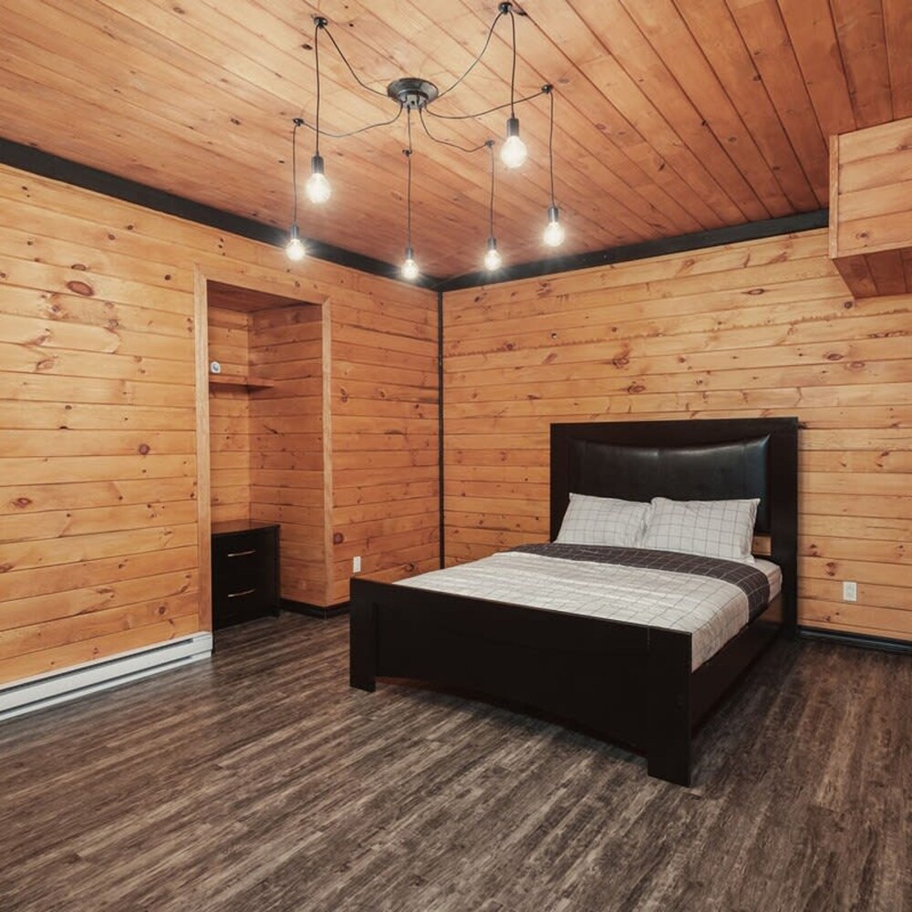 Chalet Bonheur -spa in Nominingue