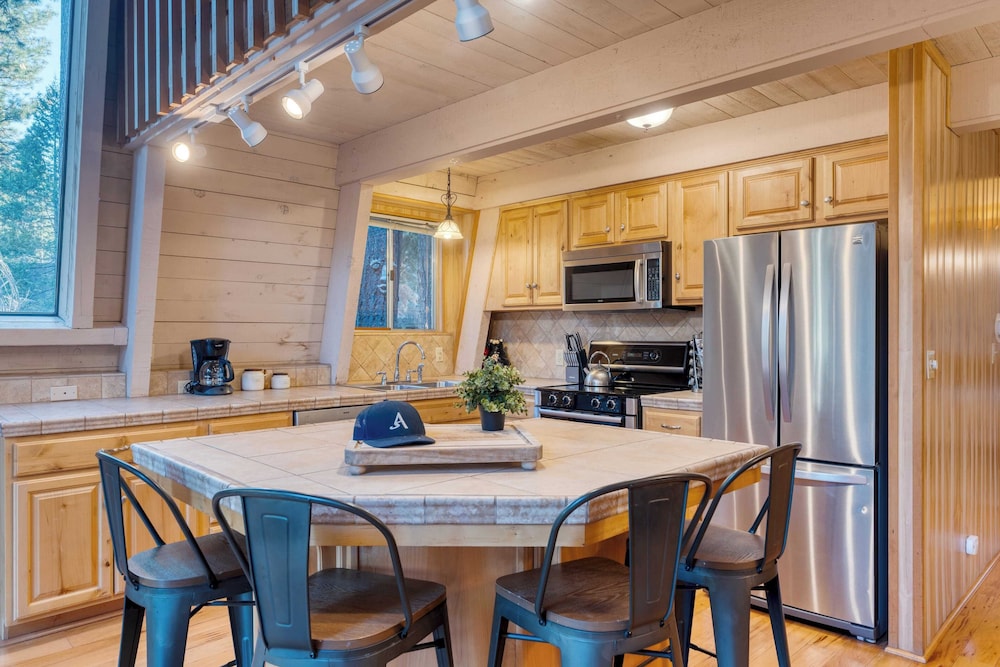 Lundy Bearden Serene Tahoe Retreat With Deck, Fireplace, and Forest Views