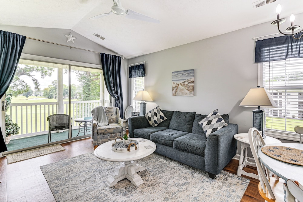 Pool Access & Golf View: Myrtle Beach Retreat!