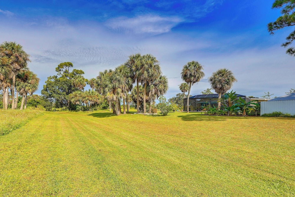 Heated Pool + Spacious Yard: Port Charlotte Escape