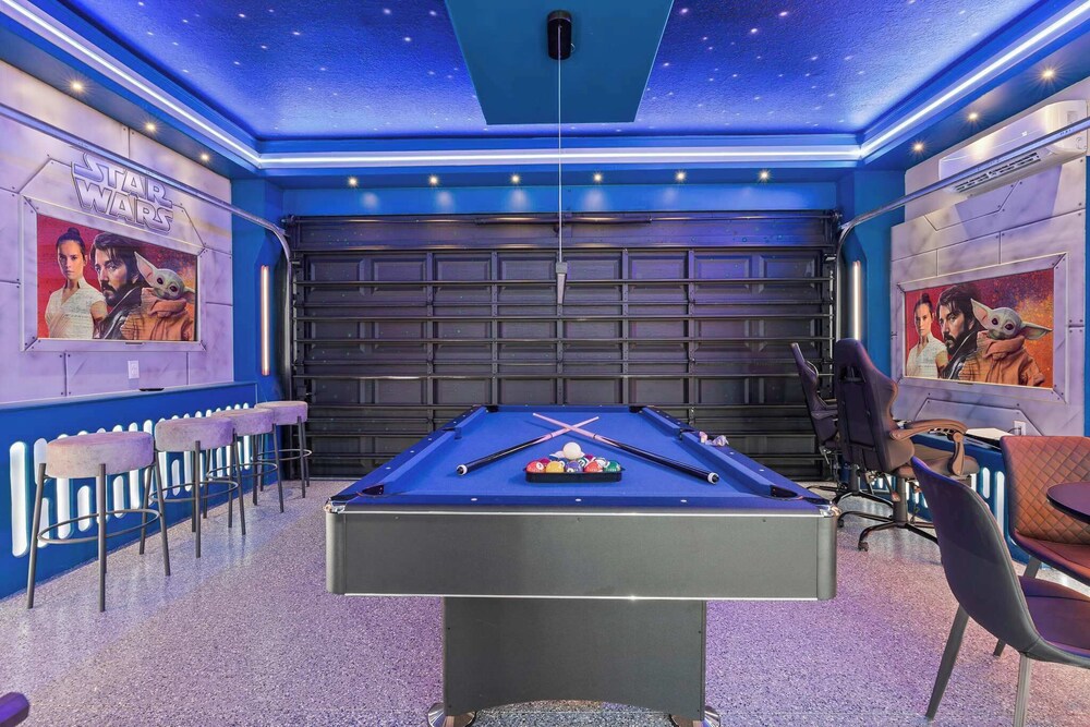 Epic Family Villa Pool Theater Themed Bedrooms