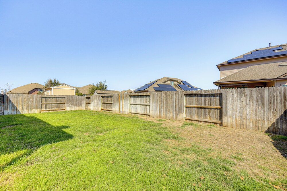 Pool Access & Fenced Yard: Modern San Antonio Gem