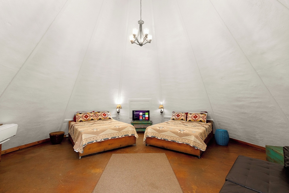Tipis on the Guadalupe
