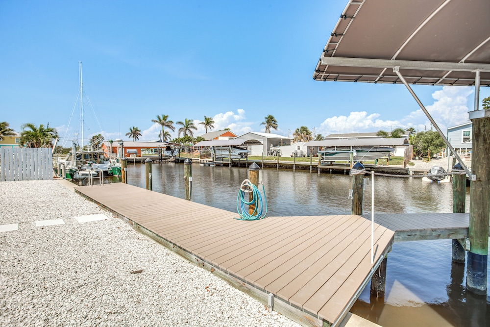 Steps to Canal: St James City Home w/ Dock
