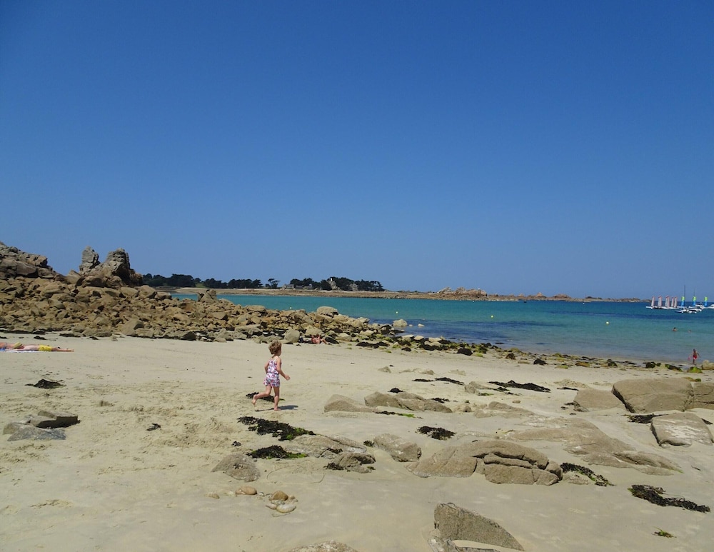 Stone House Near Pink Granite Coast Beaches