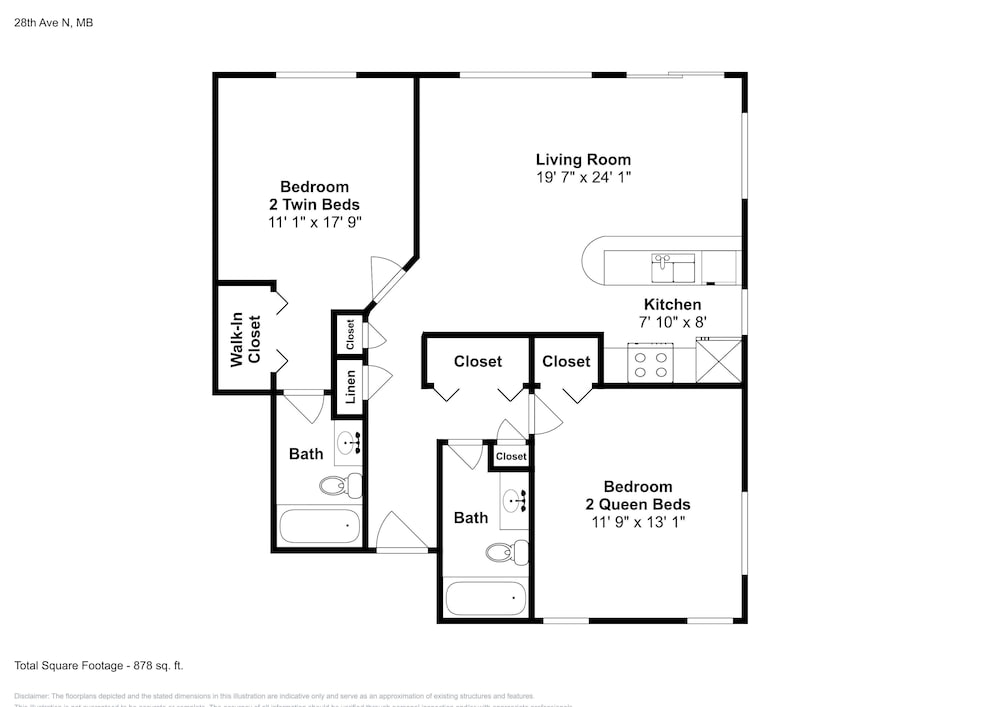 Ibis 805 A 2 Bedroom Condo