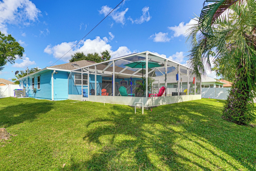 Fenced Yard, Game Room: Family Home in Sebastian!