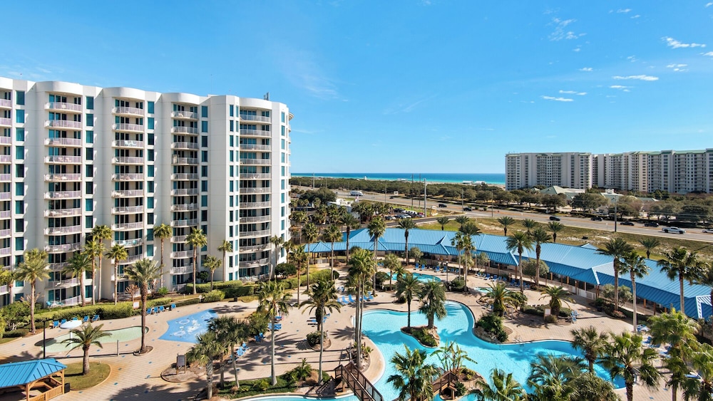 Palms Resort 2813: 2br, Pools, Courts, Gulf Views & Minutes to Beach!