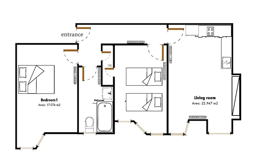 Lovely 2-bed Apartment in Old Town Edinburgh view 4