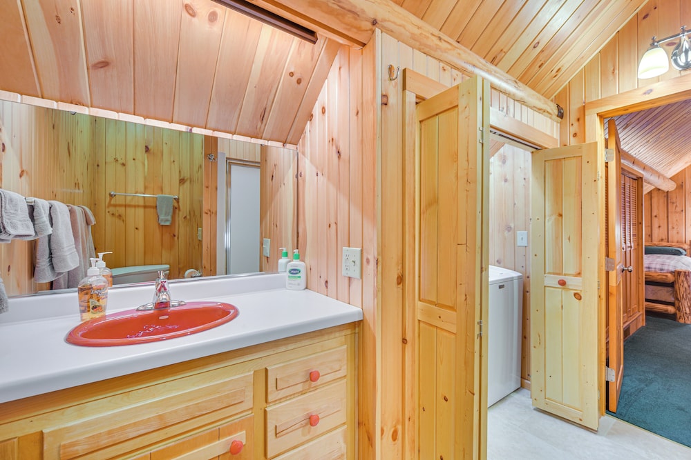 Lakefront Cabin w/ Sauna & Dock in Webster!