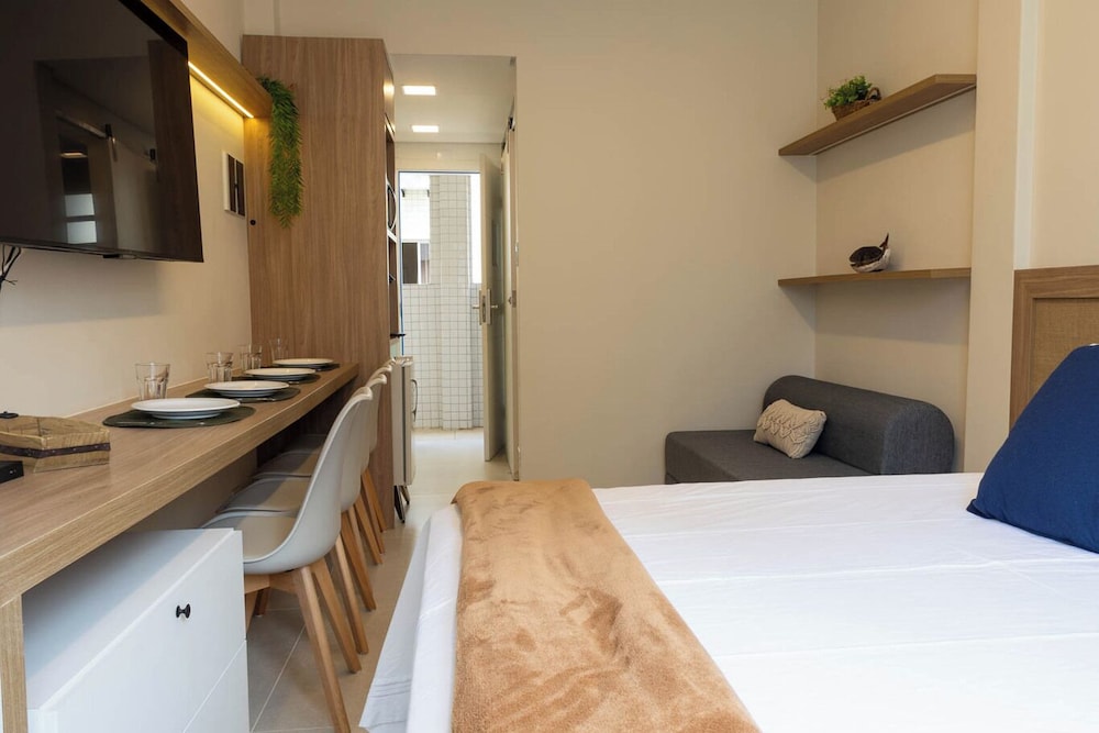 Confort vel Apartamento com Wi-fi p na Areia