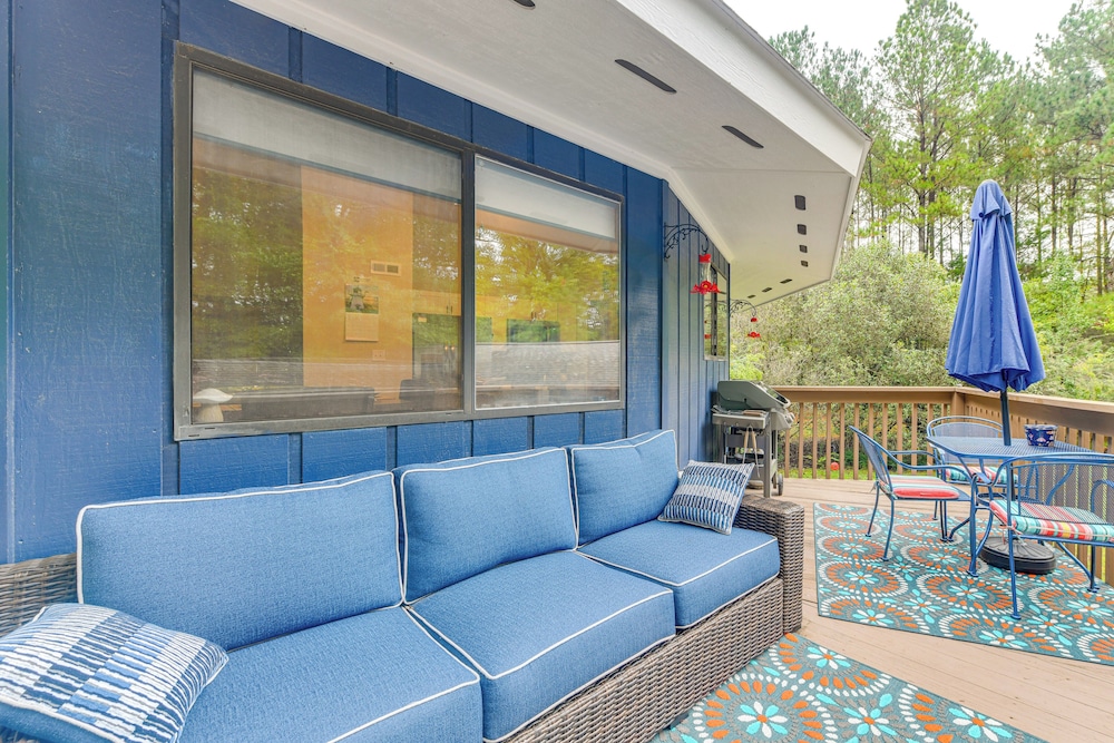 Near Lake Gaston: Unique Home w/ Deck & Fire Pit!