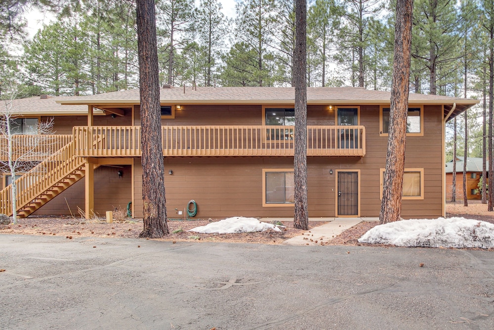 Sledding Thrills & Fireside Warmth: Pinetop Home