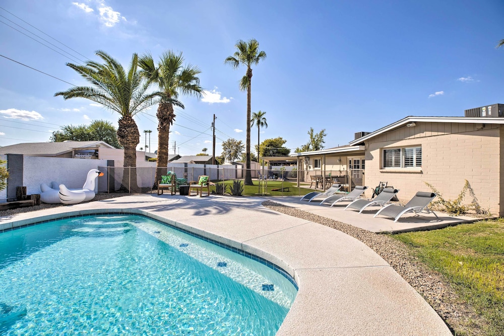 Modern Scottsdale Gem w/ Pool, Games, Patio & More