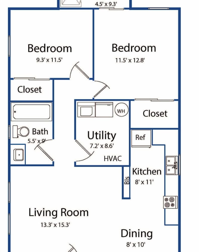 Dual Port A Cottages 2 Complete Homes Walk to the Beach + Patio Fully-equipped Kitchens