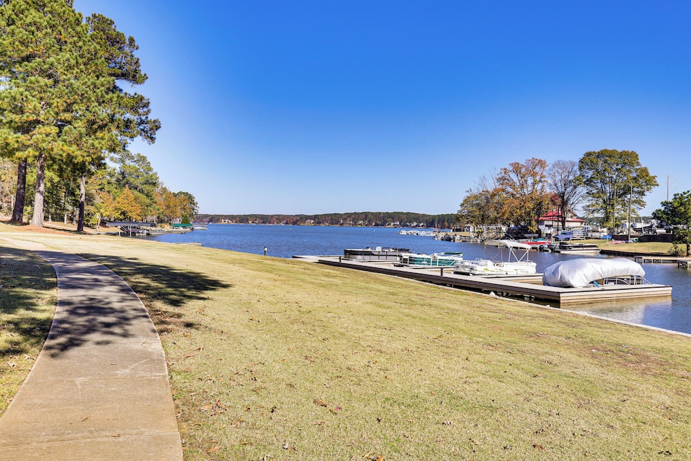 Private Patio, Decks: Waterfront Eatonton Townhome
