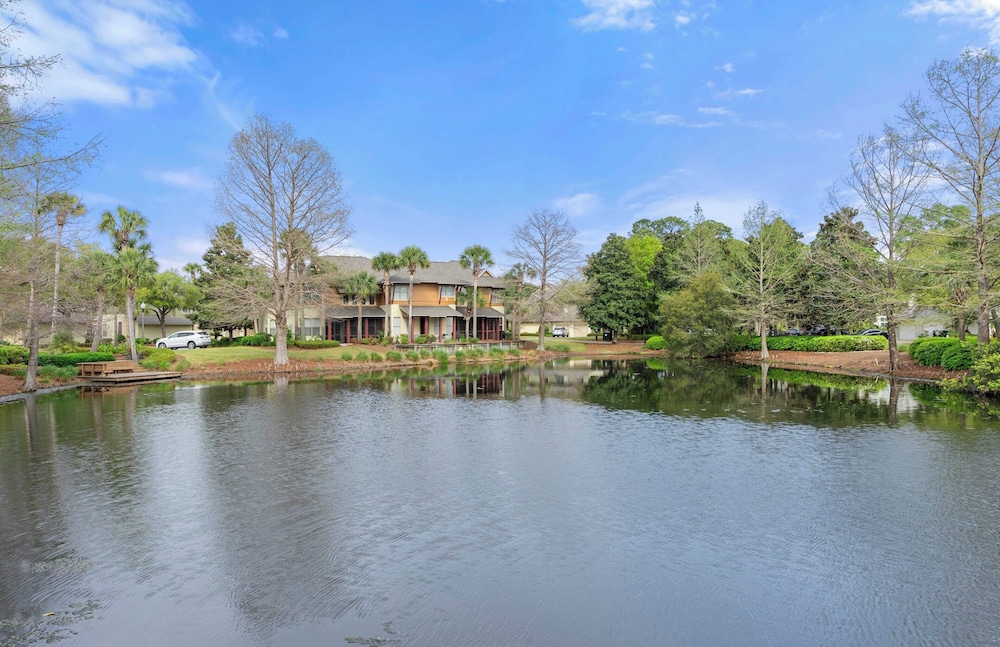 Serene Pondfront Stay w/ View, Pool Access, & Walk to Baytowne Wharf