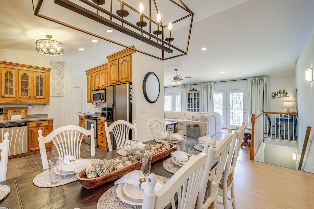Fish, Boat & Hike: Lakefront Home w/ Game Room!