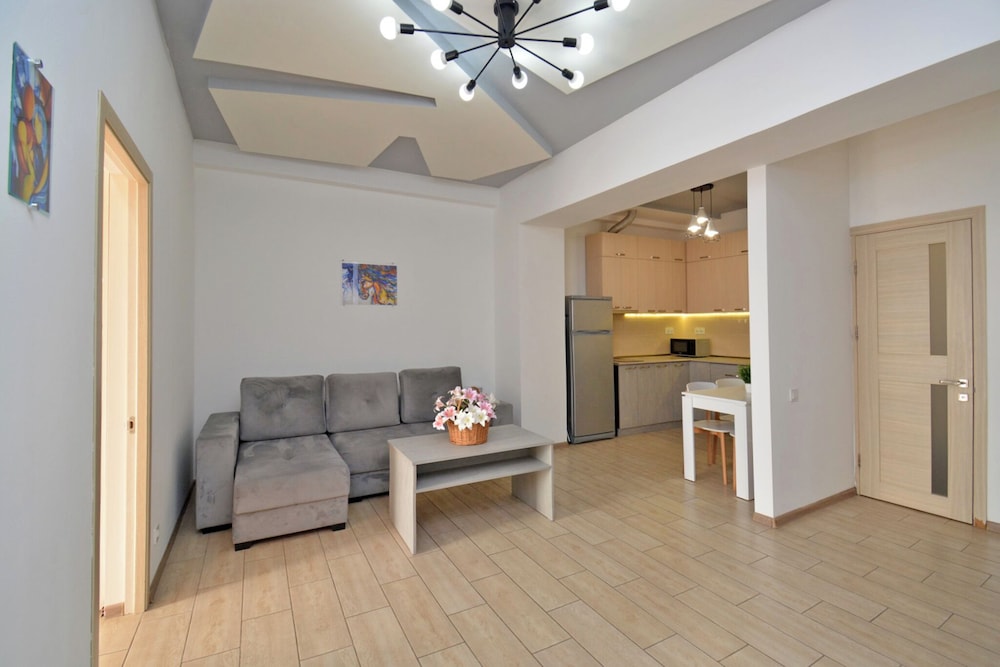 Luxury apartment with led lights