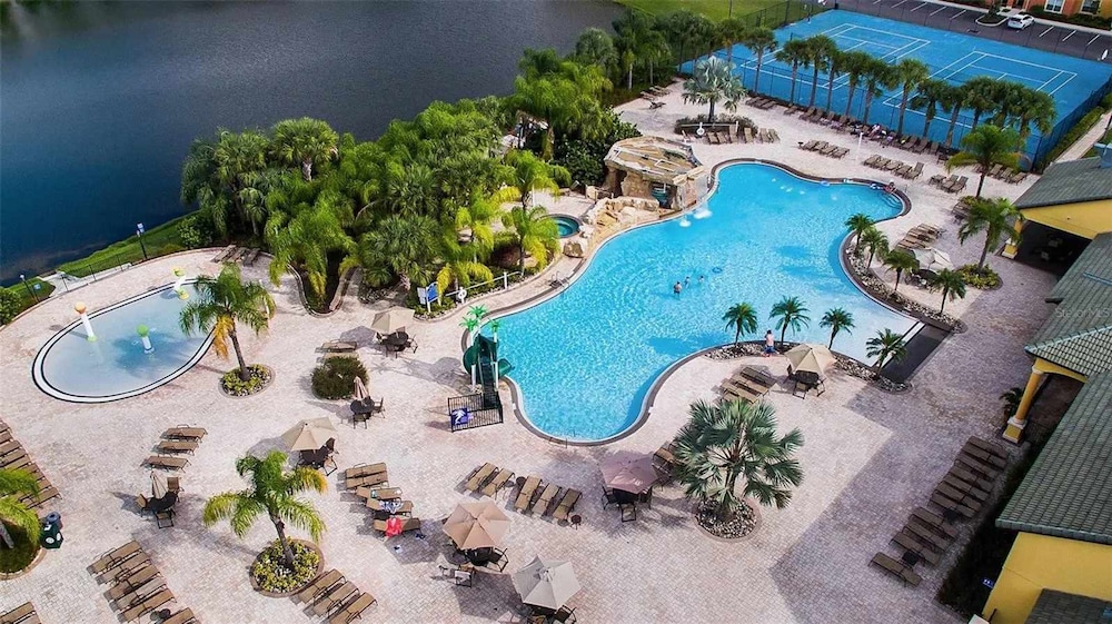Themed 5Bd Paradise Palms Close to Disney w Pool 8951
