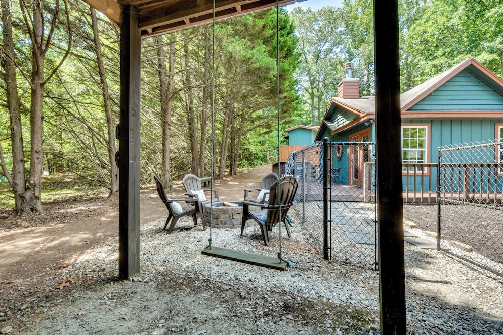 Dock & Hot Tub at Fair Play Hideaway!