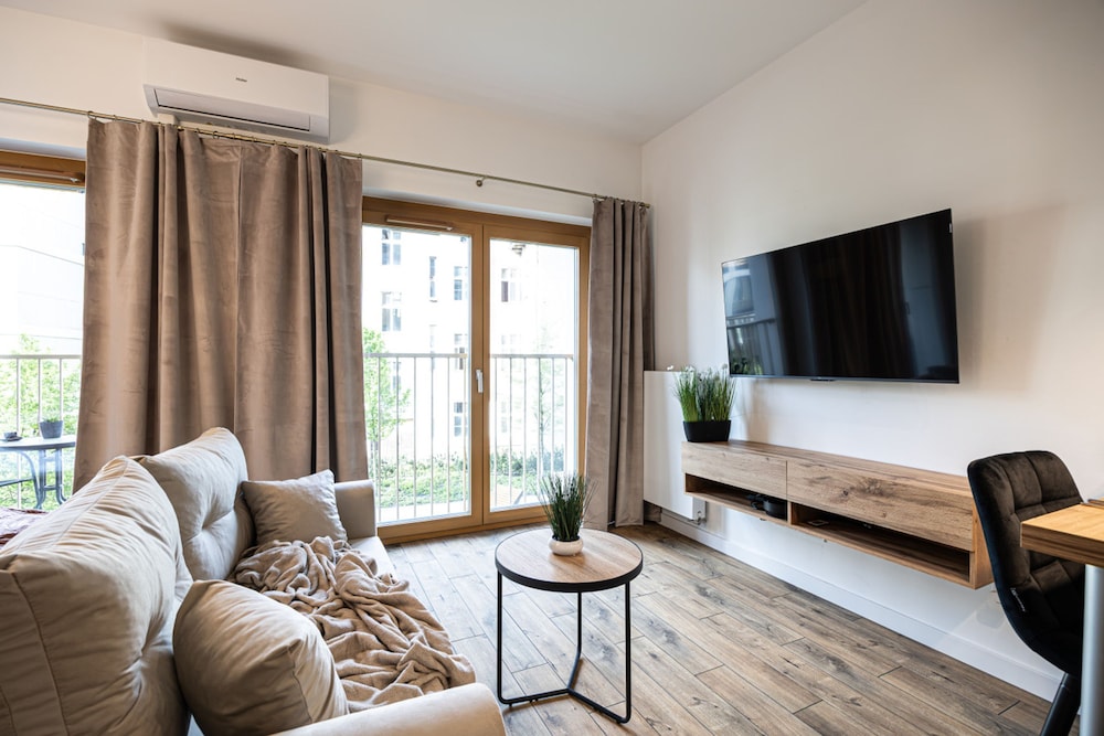 Nuevo Studio Nowy Port Balkon Klimatyzacja