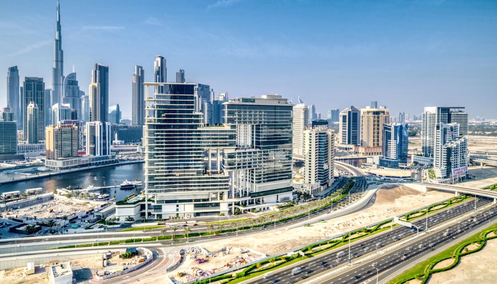 Sleek Comfy Studio w Burj Khalifa View Balcony