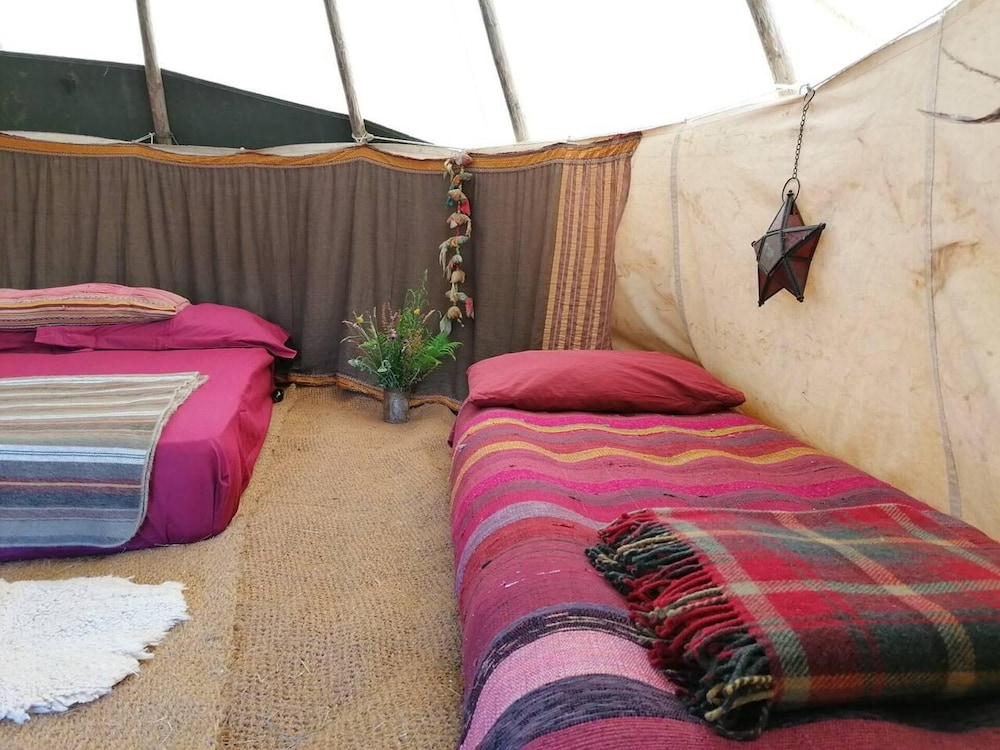 Eco Project Tipi at Permaculture Land view 2