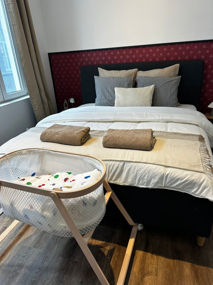 Stylish 1BR plus LR Apt Ghent Castle