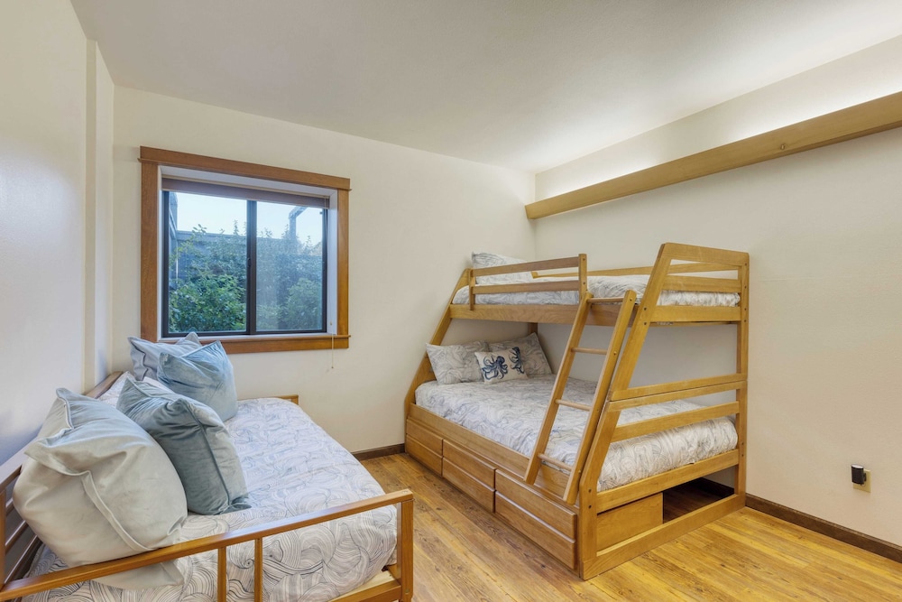Half Block to Beach w/ Oceanview, Patio + Balcony The Shore Pine by Avantstay