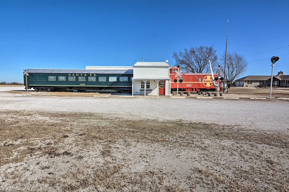 Unique Joplin Gem: Converted Train Car Studio view 2