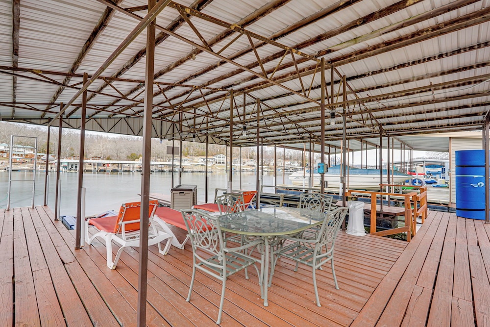 Central Waterfront Home w/ Dock in Lake Ozark!