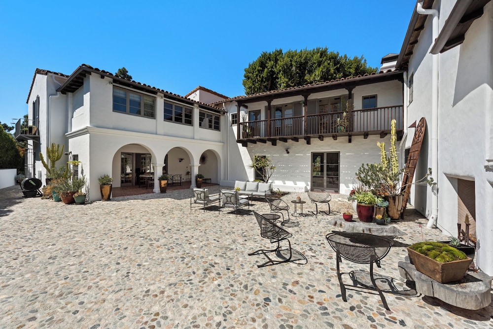 Howard Hughes Estate - Spanish Revival Gem w/ Pool, Wine Cellar & Guest House