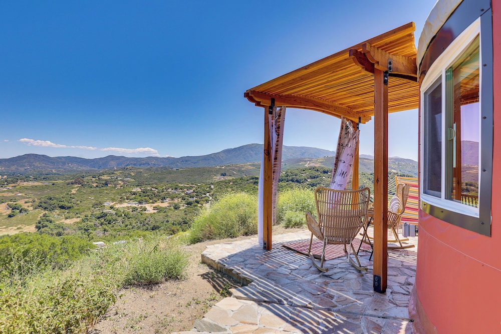 Mystical Mongolian Yurt in Fallbrook w/ Views!