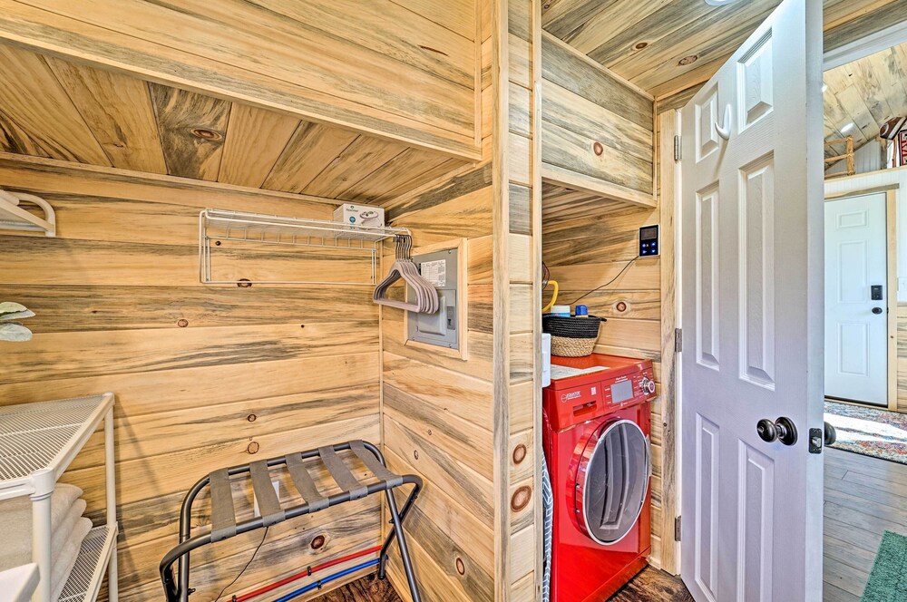 'boho Bliss' Cortez Tiny Home: Fireplace, Fire Pit view 4
