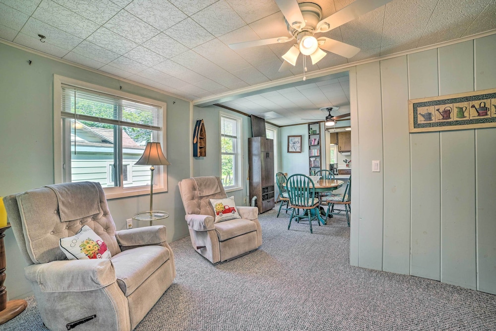 Waterfront Tawas Lake Retreat w/ Fire Pit!