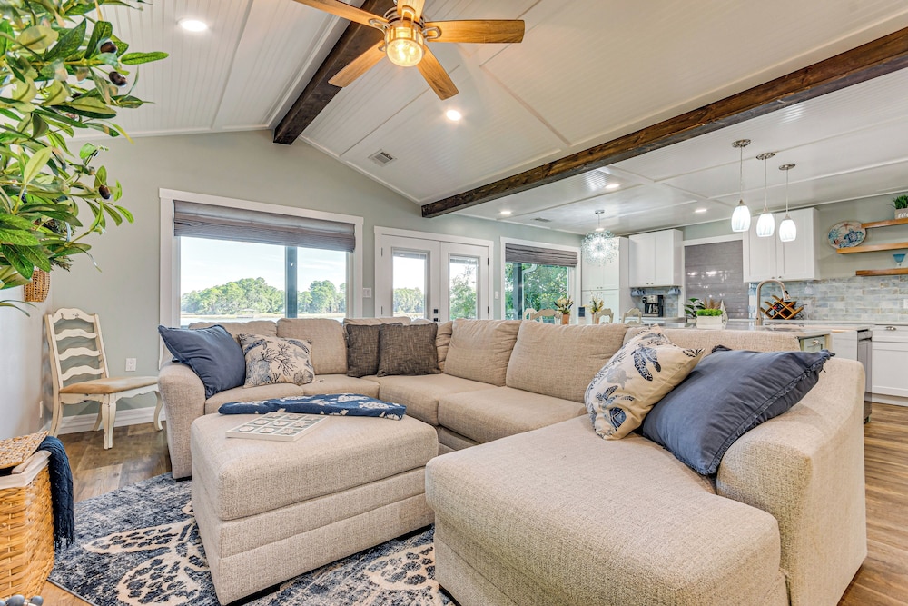 Bayfront Milton Retreat With Dock & Game Room
