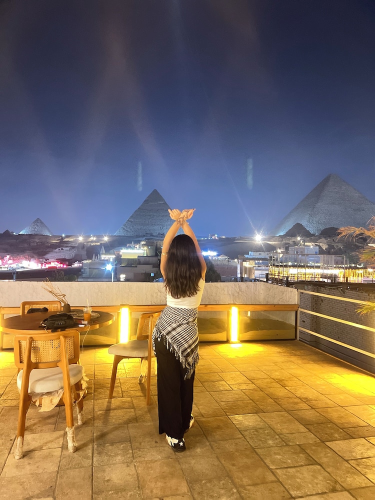 Pyramids top view