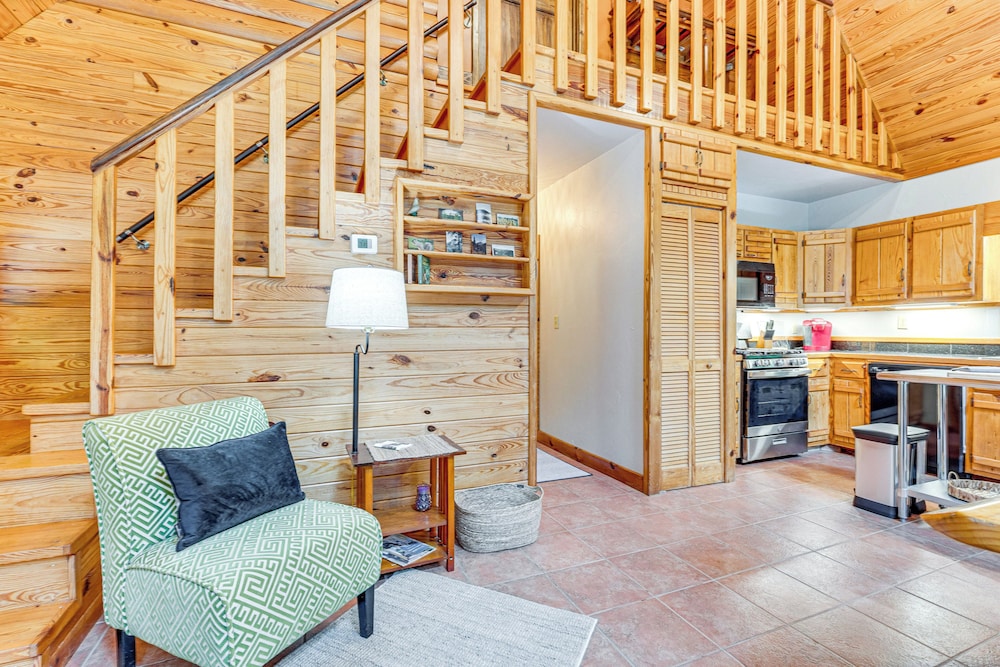 Hike, Fish & More: Cozy Cabin w/ Patio in Murphy!