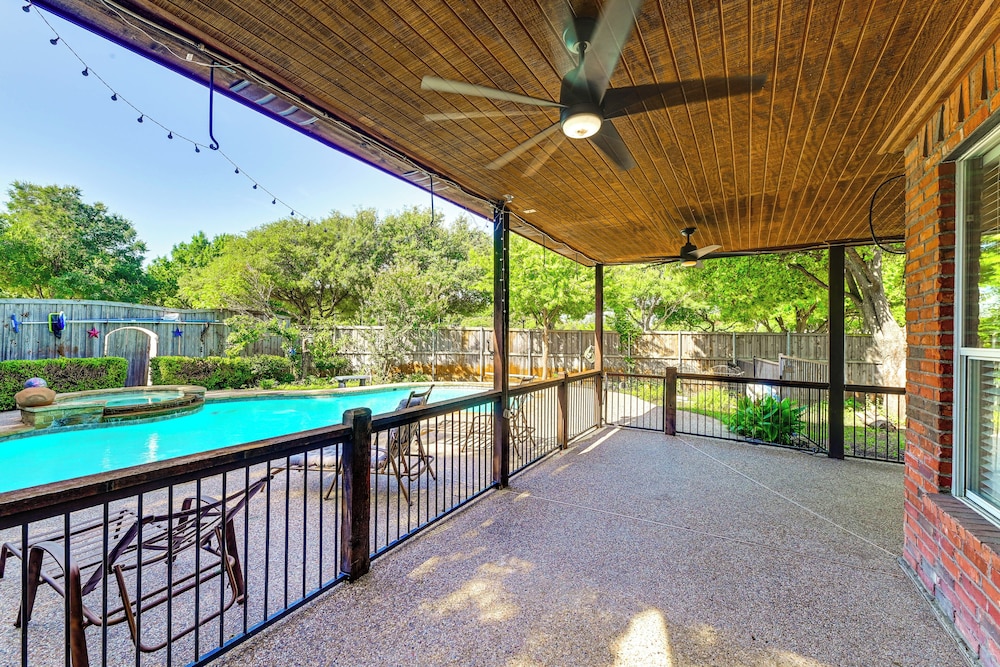 DFW Sports Hub: Home w/ Pool & Hot Tub in Frisco!