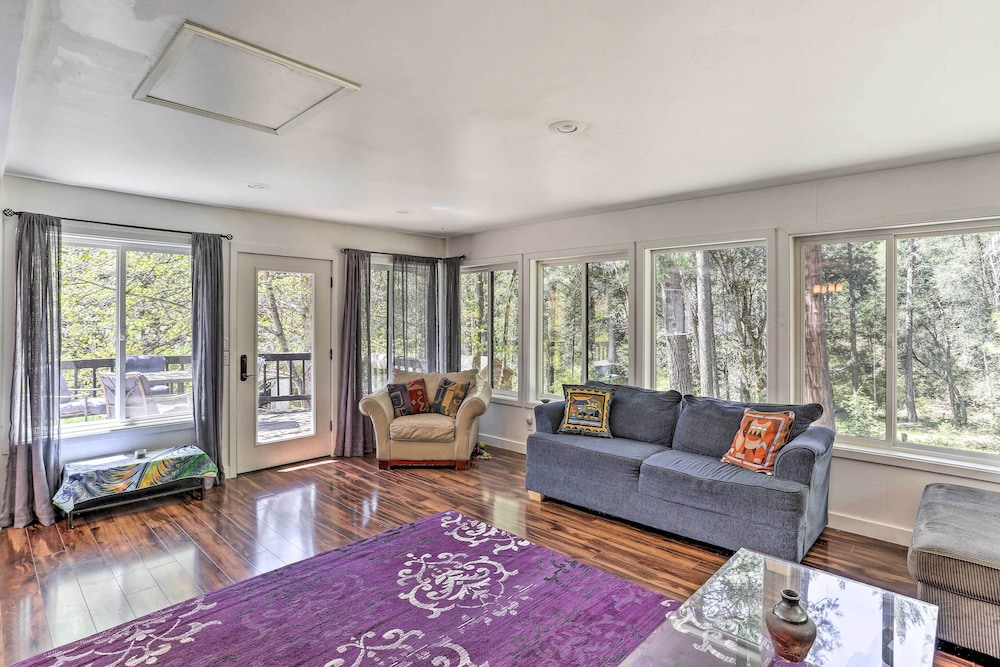 Vibrant Weaverville Escape w/ Deck & Creek!