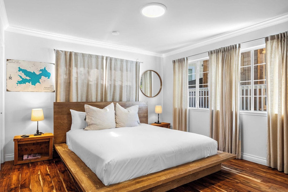 Sauna, Lake Views + Firepits Walk to Lake & Trails Zurich Drive by Avantstay