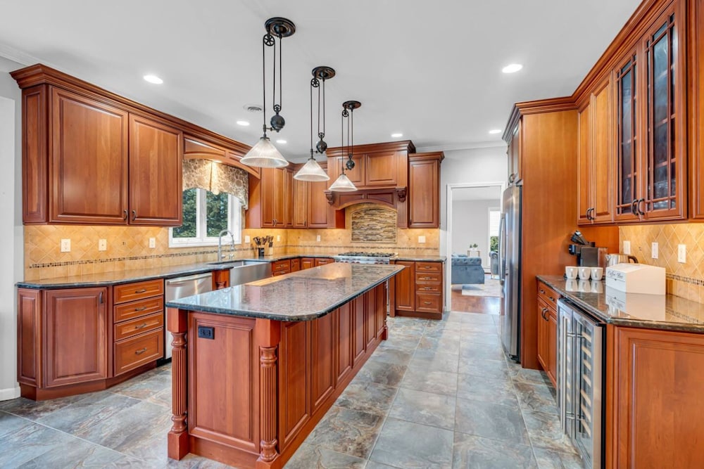 Family Getaway With Fireplace and Patio