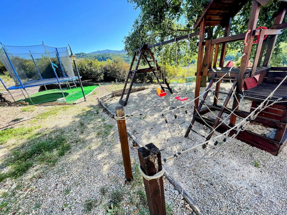 Detached Villa With Games Room, Pool, and Panoramic Views in San Damiano