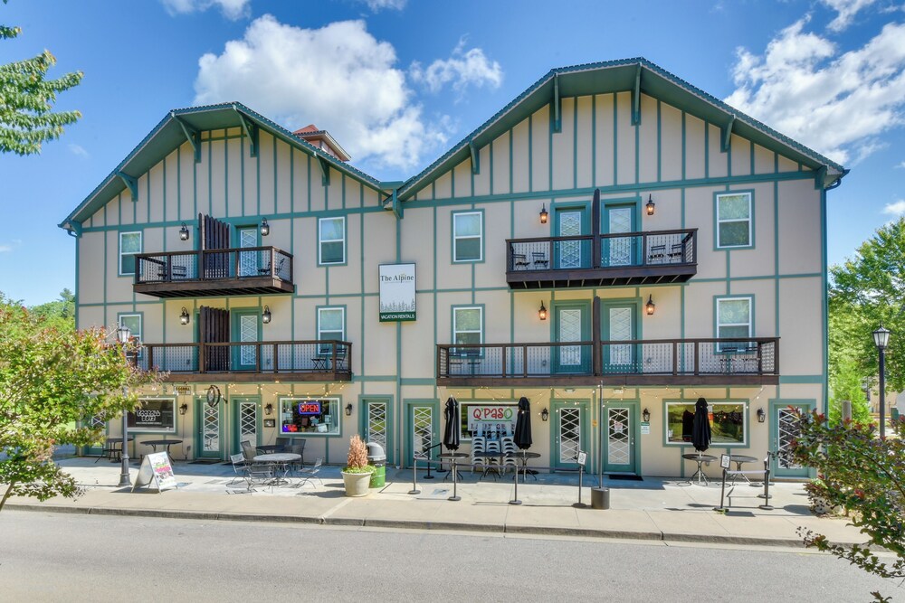 < 1 Mi to Tubing: Sleek Condo in Downtown Helen