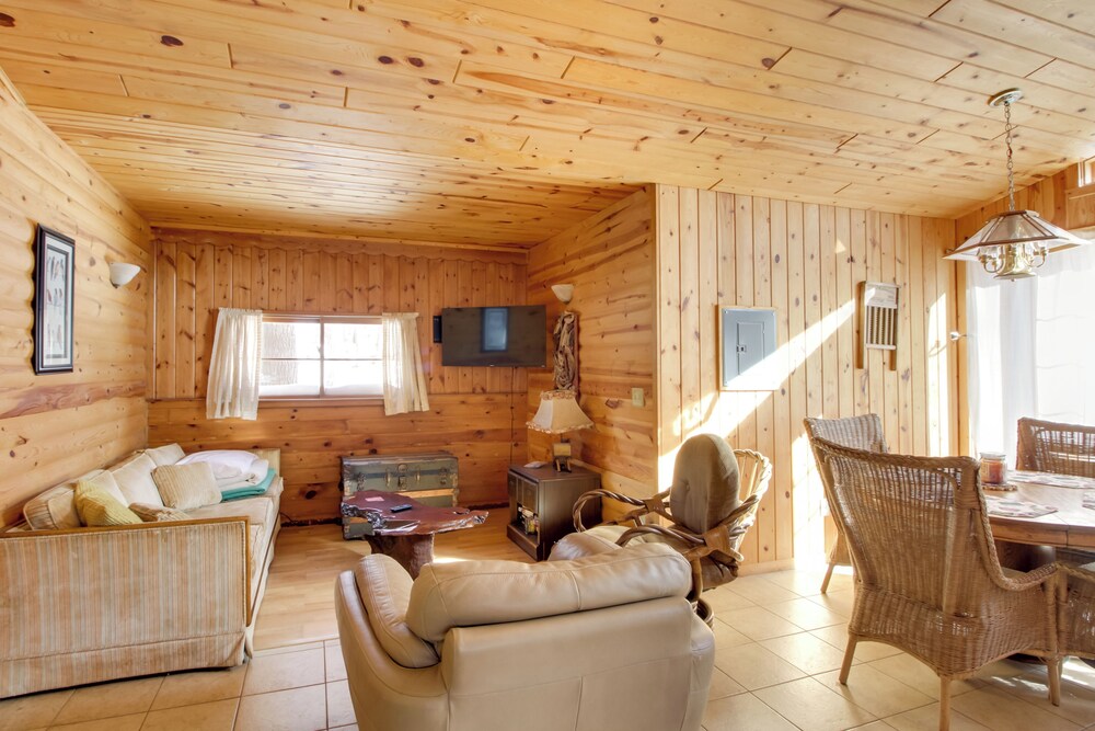 Boat Dock & Fire Pit: Waterfront Home in Crosslake