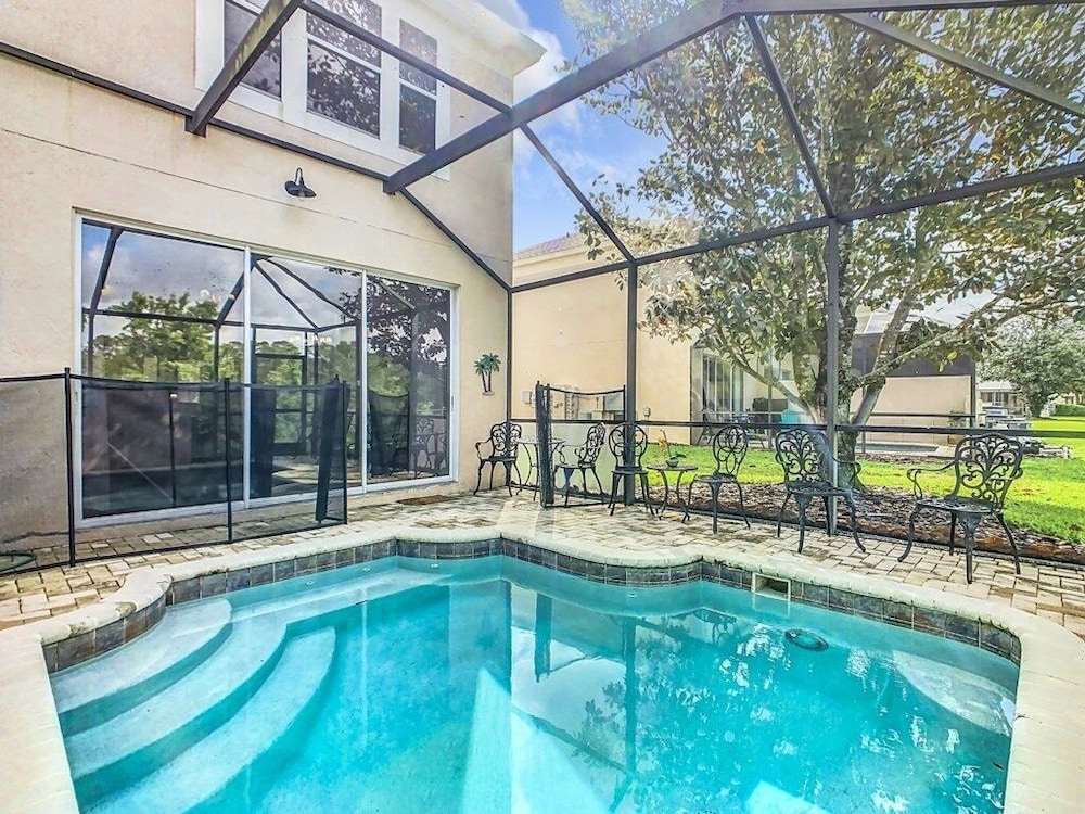 Themed 3-Bedroom Townhome w/Private Pool Near Disney - Windsor Palms 3 Townhouse