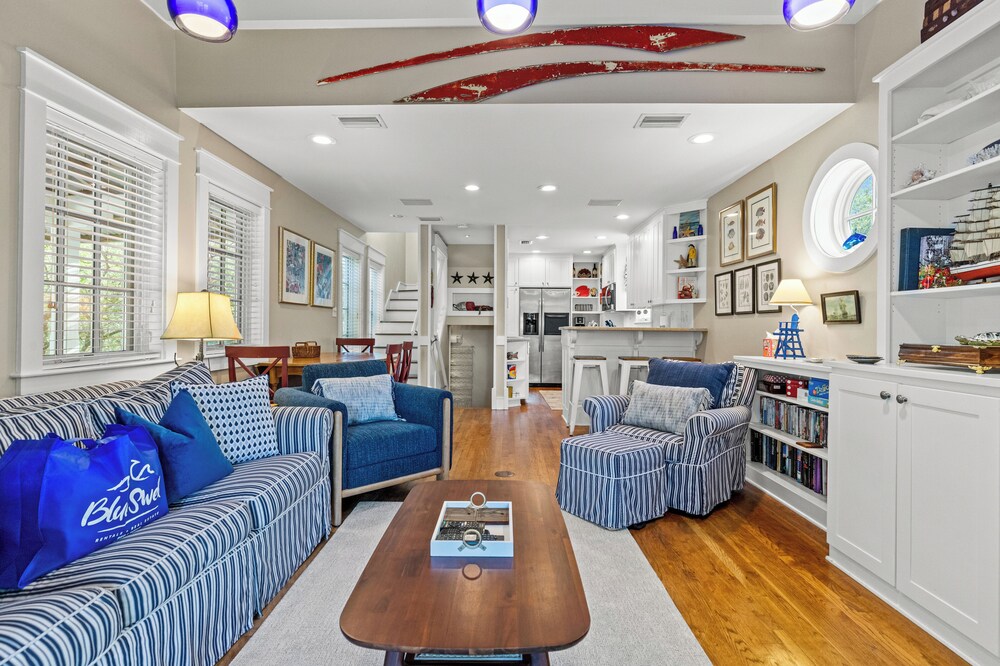 Seabatical! 3BR 2BA Coastal Retreat for 8 Relax, Unwind, and Recharge